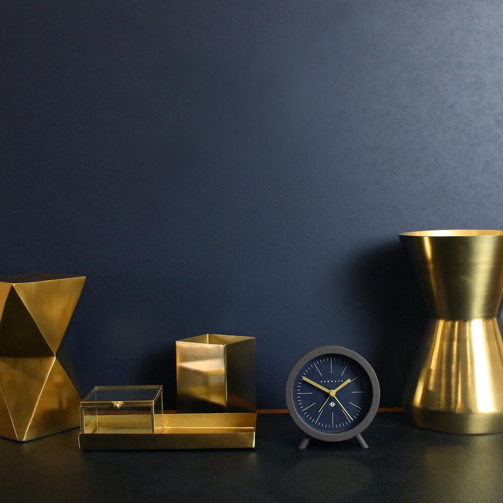 Newgate Watches Newgate Fred Alarm Clock In Brown And Blue