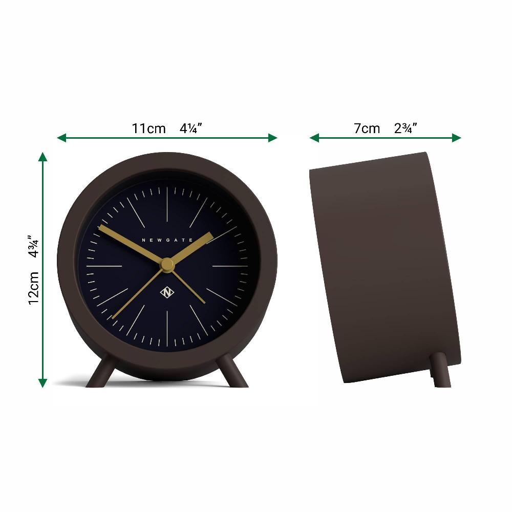 Newgate Watches Newgate Fred Alarm Clock In Brown And Blue