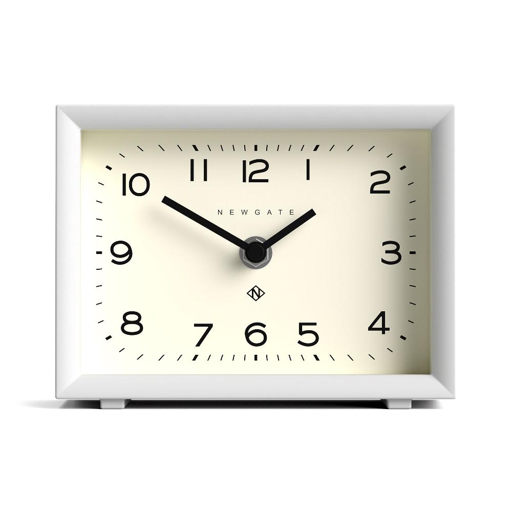 newgate watches Newgate Henry mantel clock in white