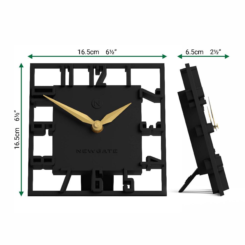 Newgate Watches Newgate Highline Mantel Clock In Black