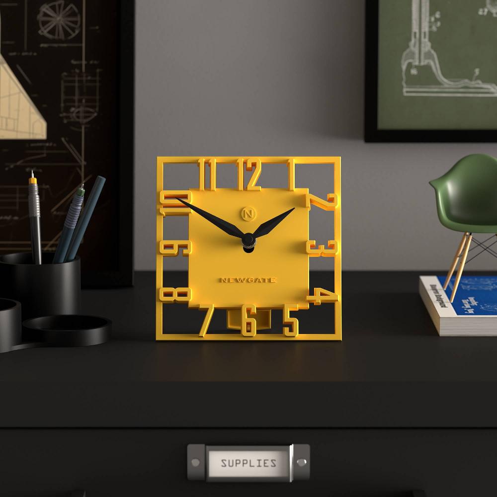 Newgate Watches Newgate Highline Mantel Clock In Yellow