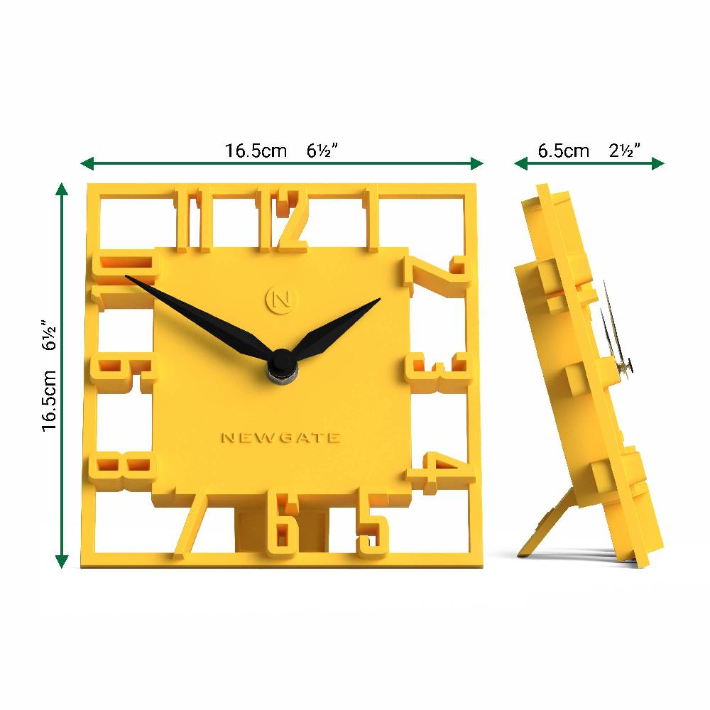 Newgate Watches Newgate Highline Mantel Clock In Yellow
