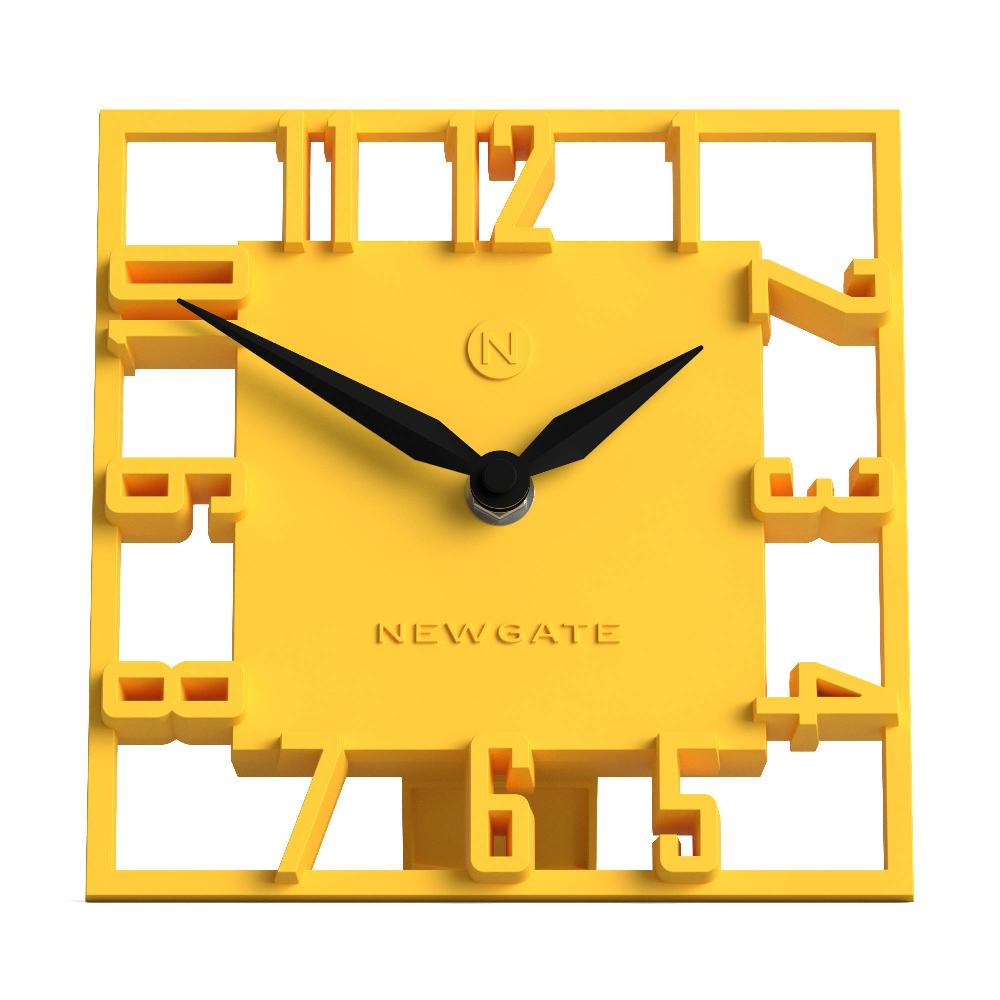 newgate watches Newgate Highline mantel clock in yellow