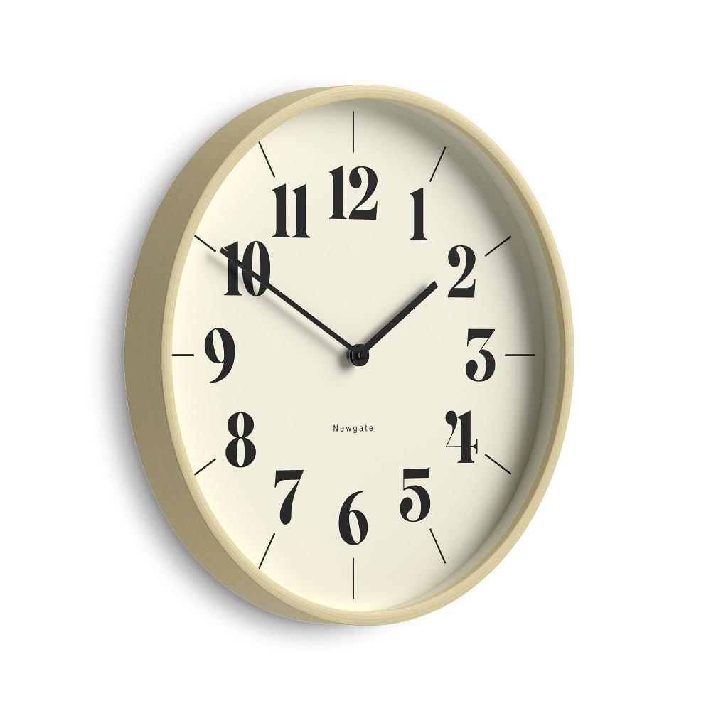 Newgate Watches Newgate Hopscotch Wall Clock In Pale Plywood