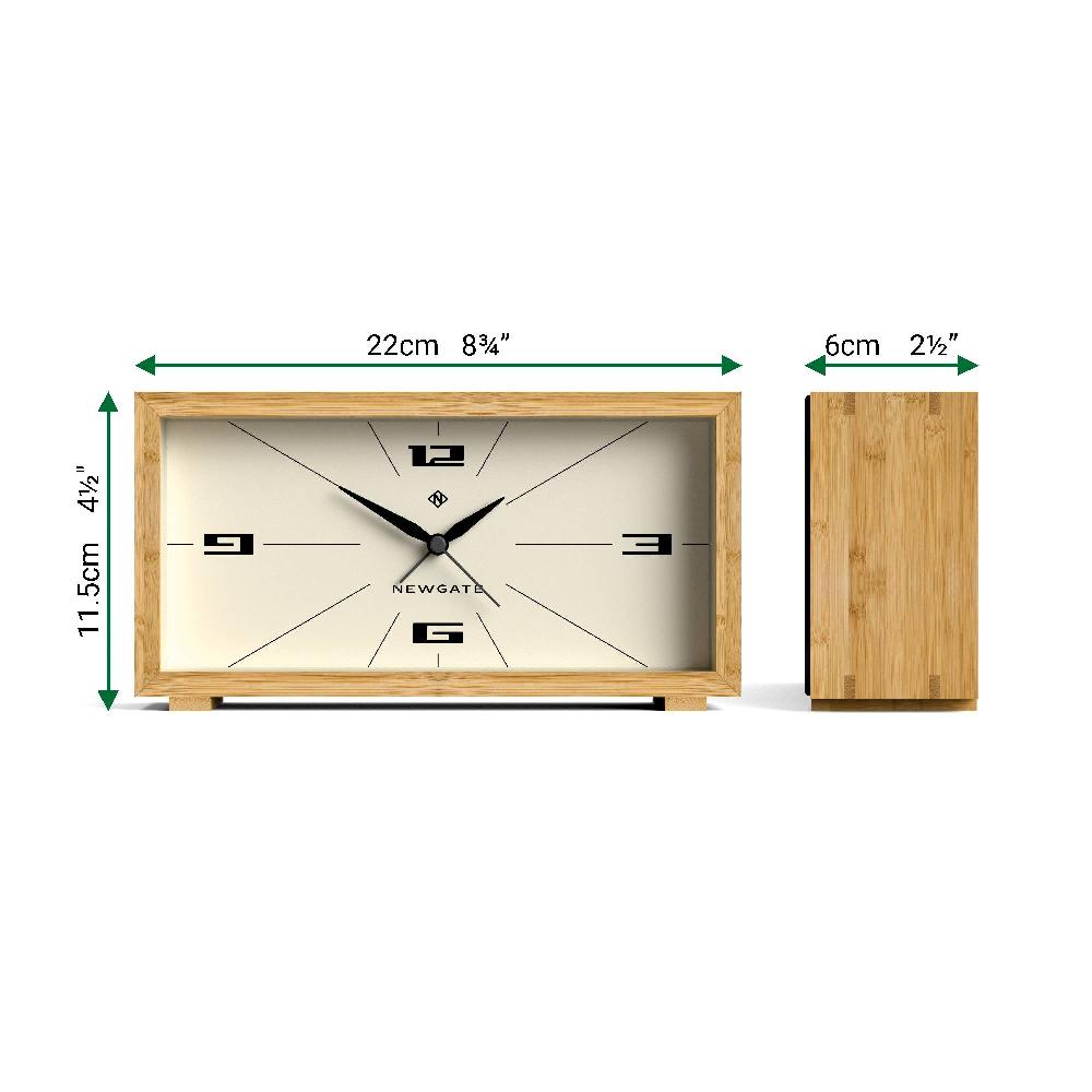 Newgate Watches Newgate Lemur Alarm Clock In Bamboo