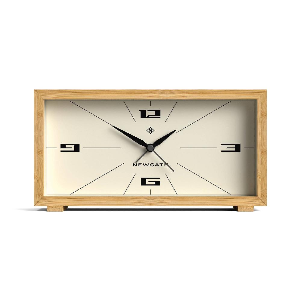 newgate watches Newgate Lemur alarm clock in bamboo