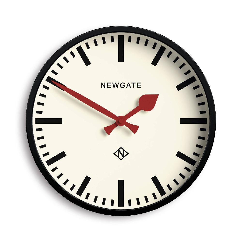newgate watches Newgate Luggage wall clock in black