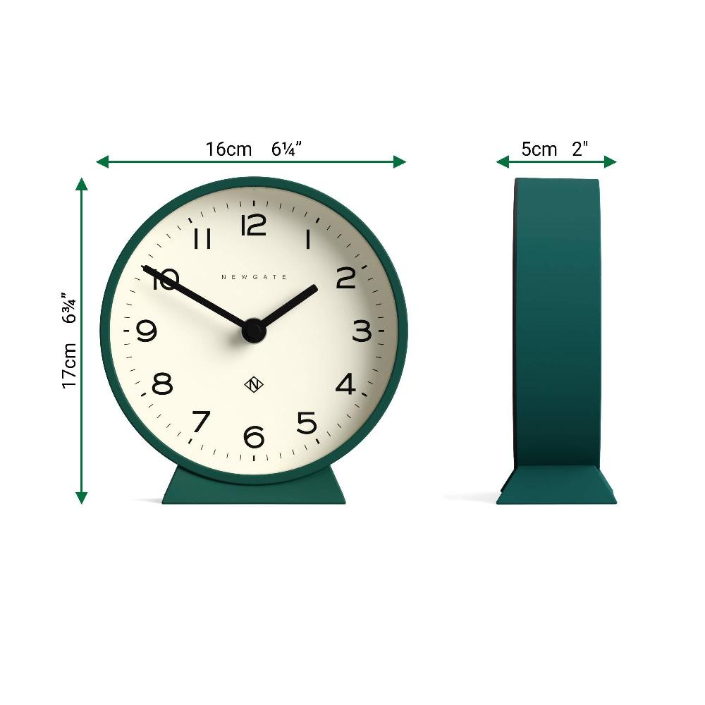 Newgate Watches Newgate M Mantel Echo Clock In Eden Green