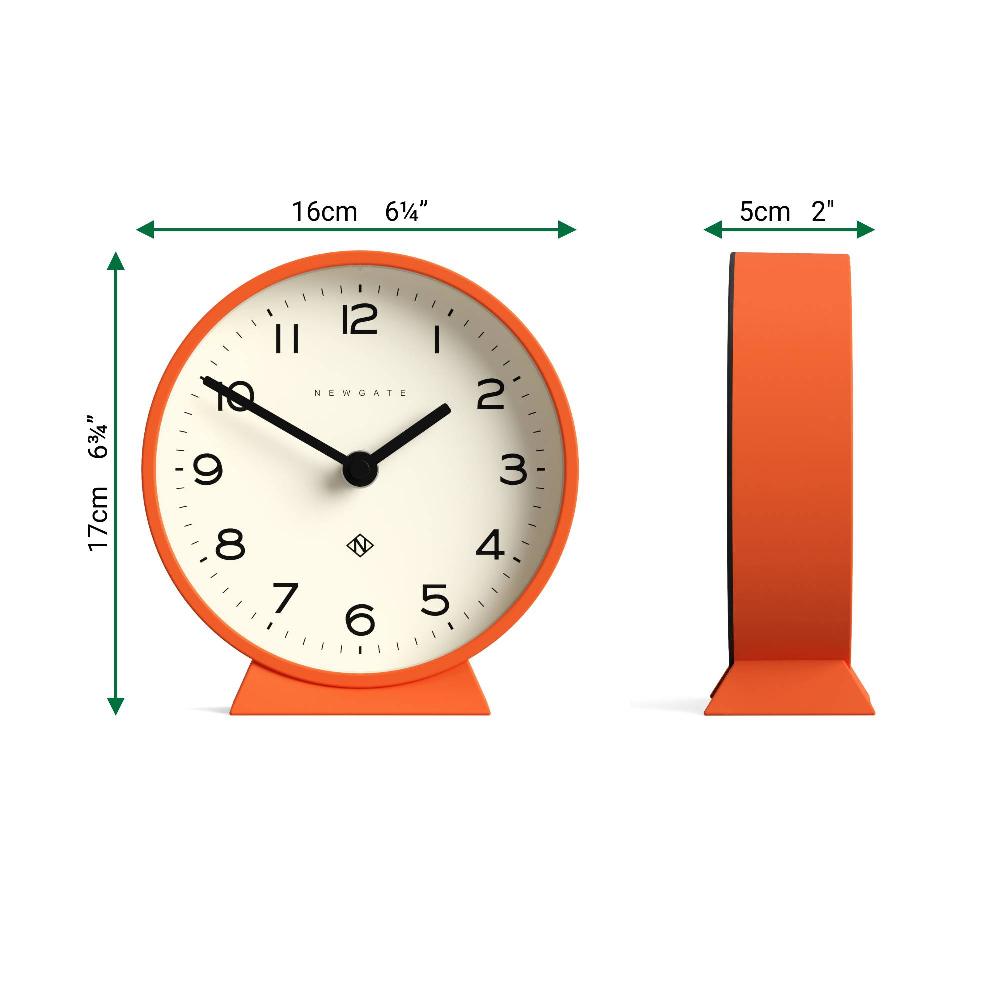 Newgate Watches Newgate M Mantel Echo Clock In Orange