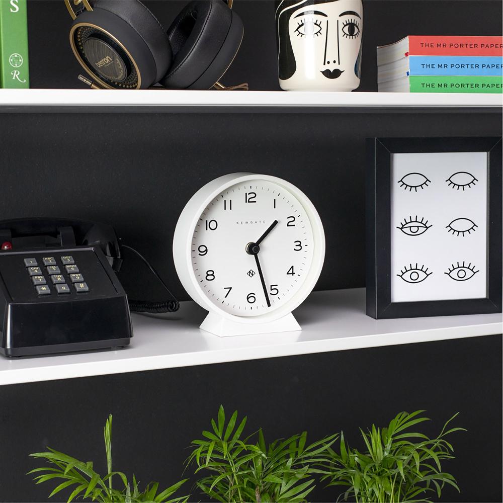 Newgate Watches Newgate M Mantel Echo Clock In White