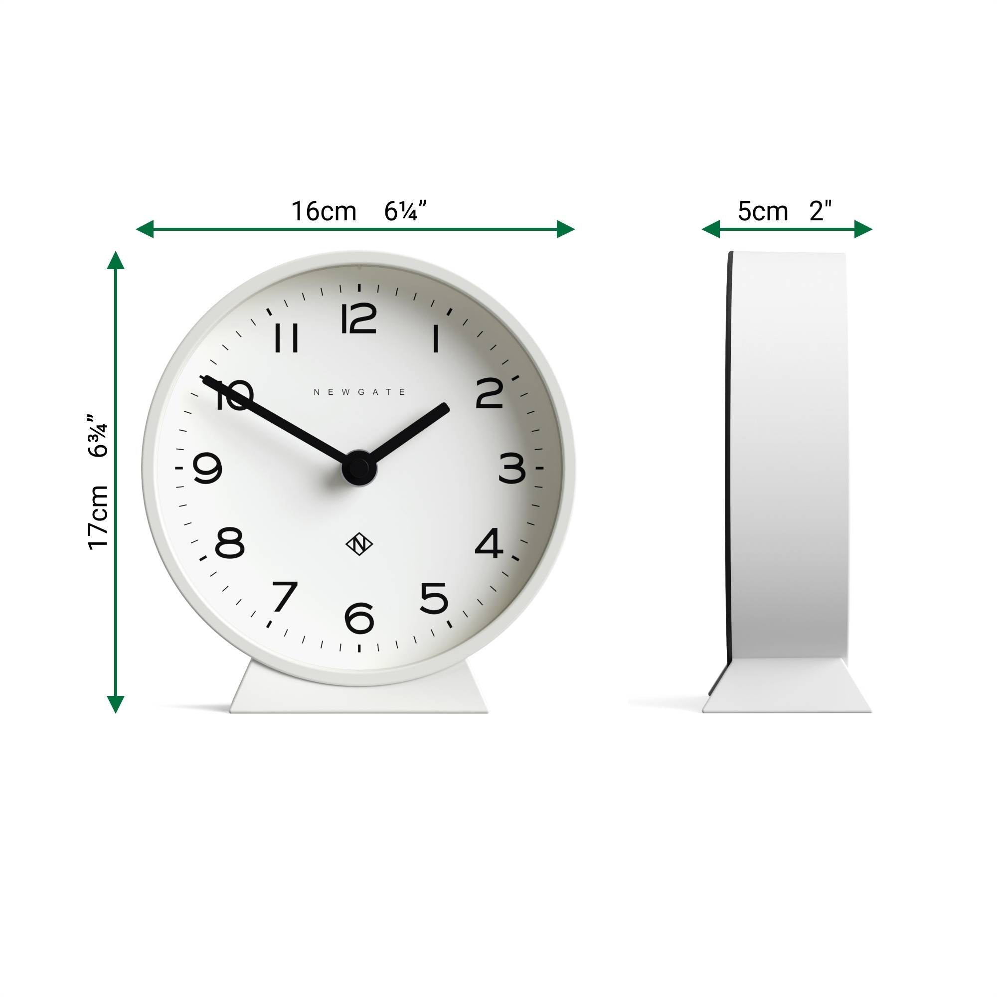 Newgate Watches Newgate M Mantel Echo Clock In White