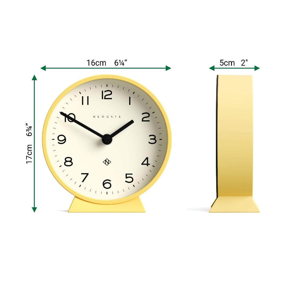 Newgate Watches Newgate M Mantel Echo Clock In Yellow