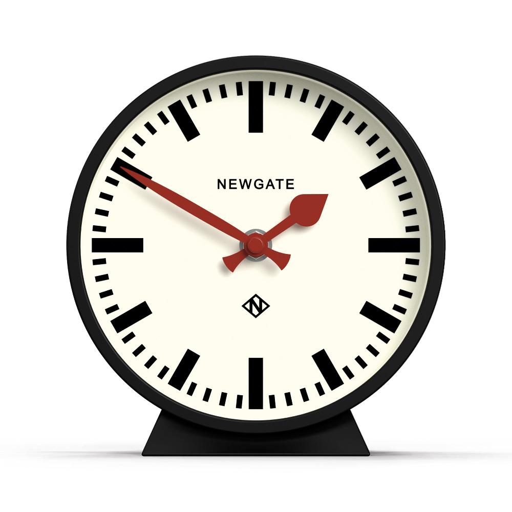newgate watches Newgate M Mantel Railway clock in black