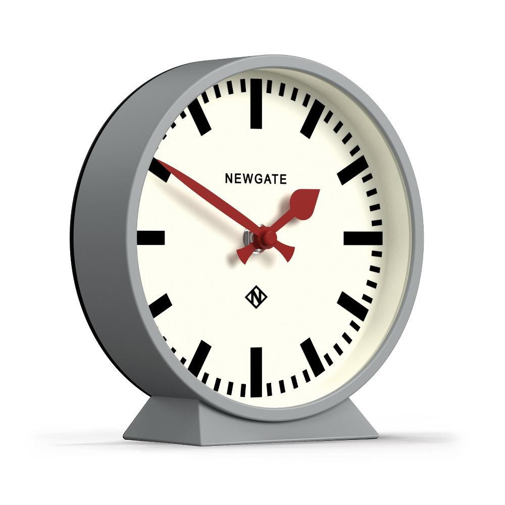 Newgate Watches Newgate M Mantel Railway Clock In Grey
