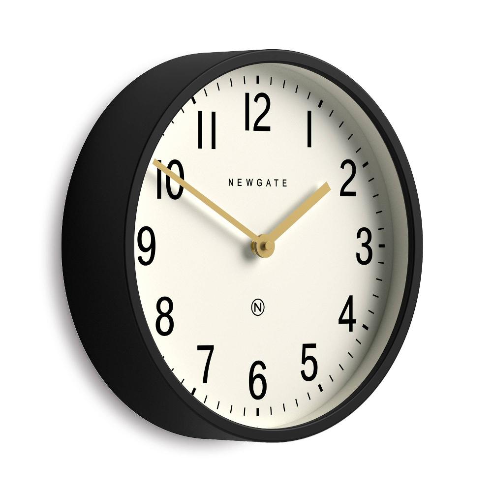 Newgate Watches Newgate Master Edwards Wall Clock In Black