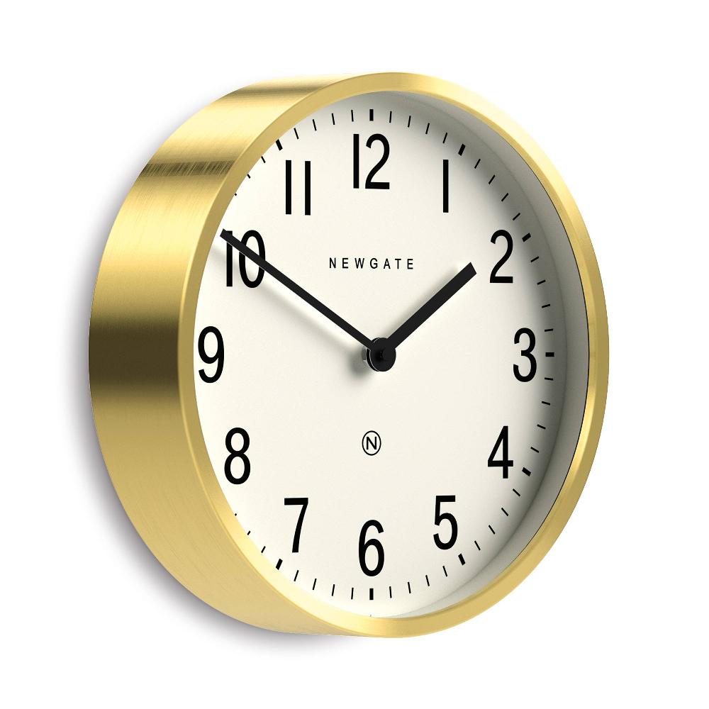 Newgate Watches Newgate Master Edwards Wall Clock In Brass