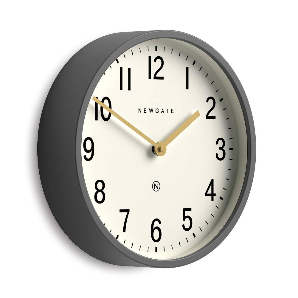 Newgate Watches Newgate Master Edwards Wall Clock In Grey