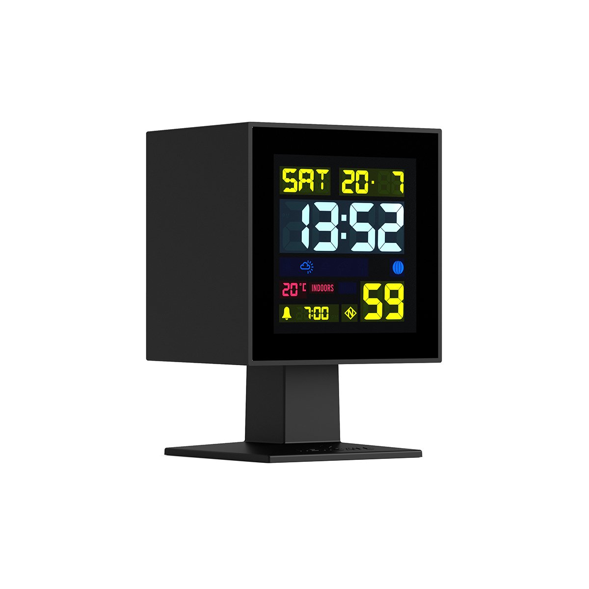 Newgate Watches Newgate Monolith LCD Alarm In Black
