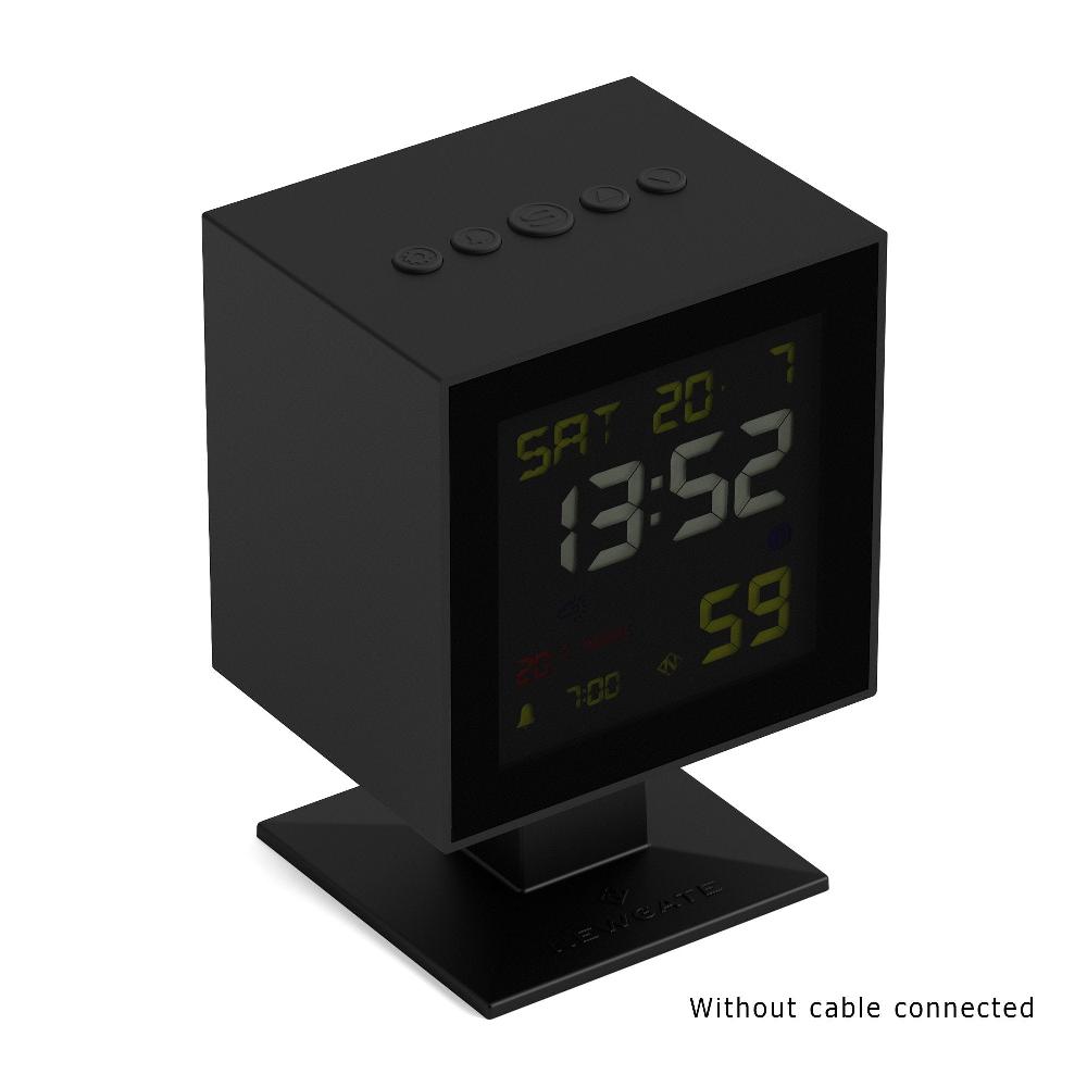 Newgate Watches Newgate Monolith LCD Alarm In Black