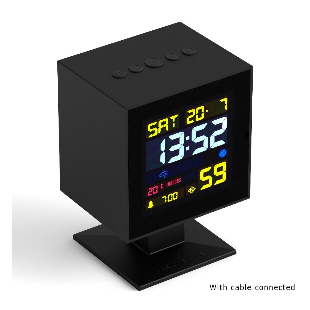 Newgate Watches Newgate Monolith LCD Alarm In Black