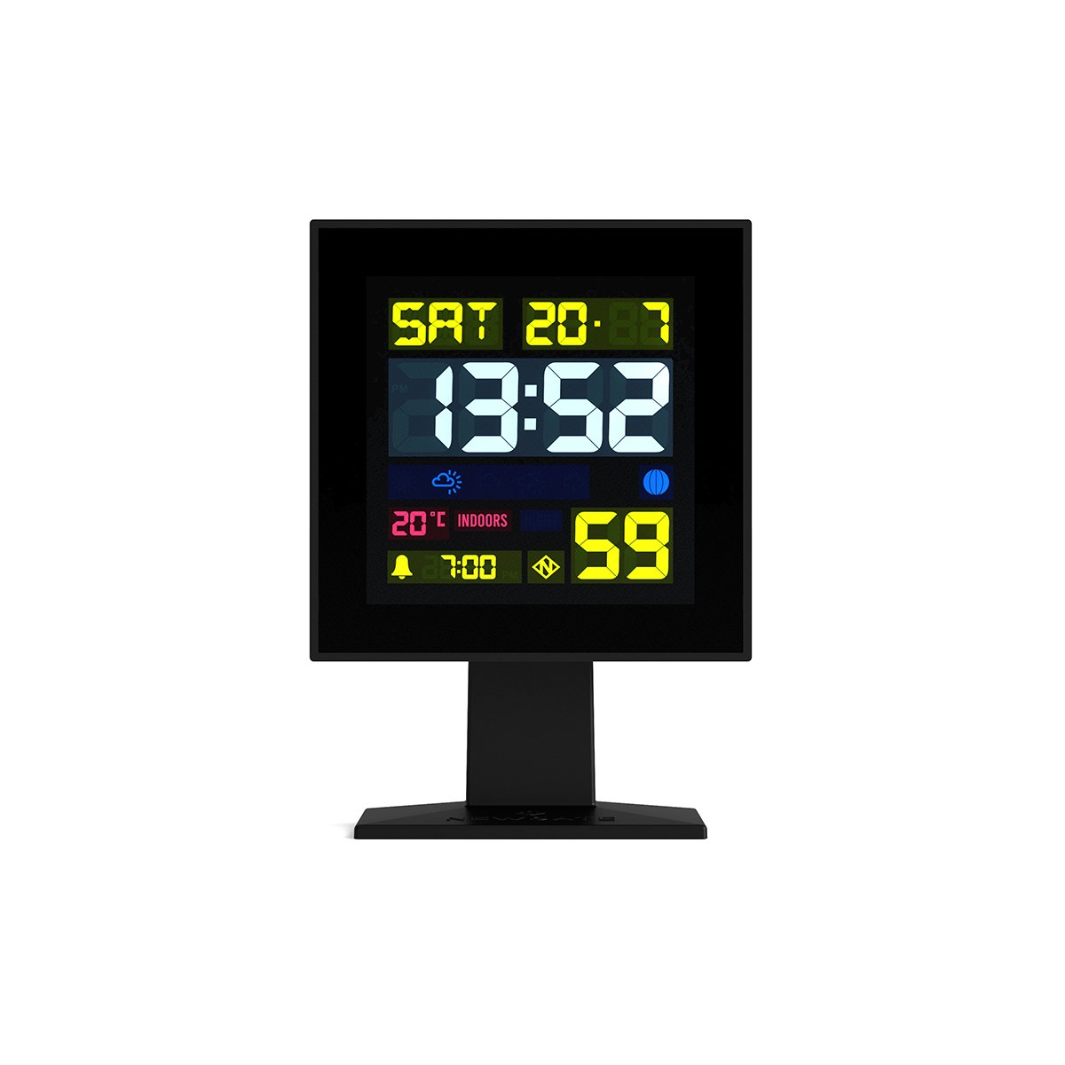 newgate watches Newgate Monolith LCD alarm in black