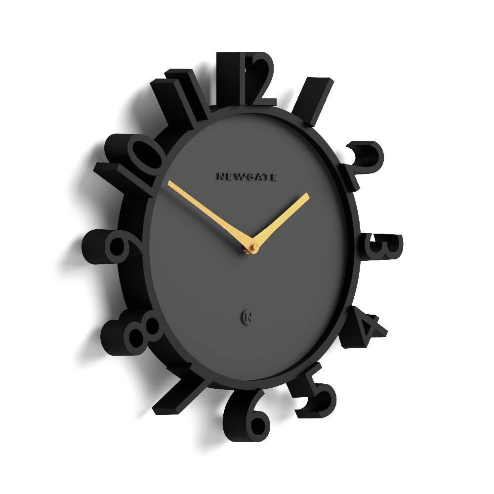 Newgate Watches Newgate Monorail Wall Clock In Black