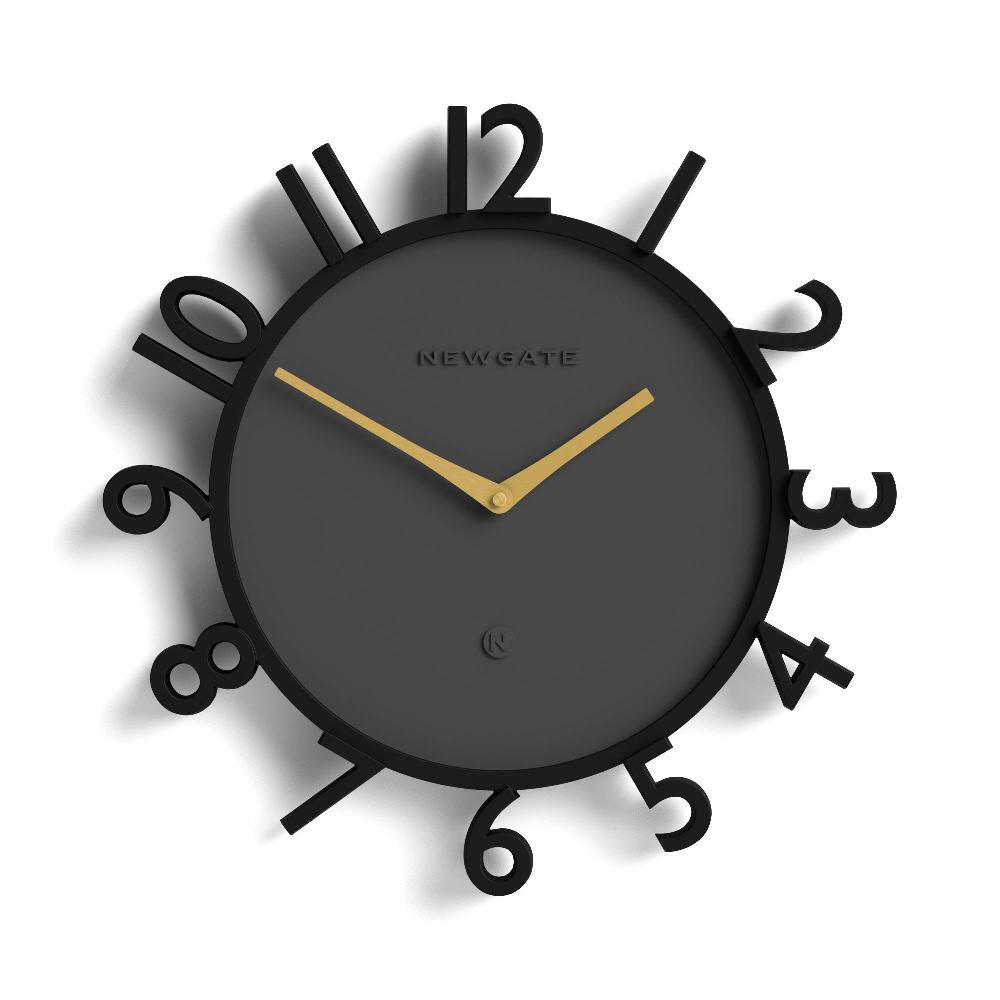 newgate watches Newgate Monorail wall clock in black