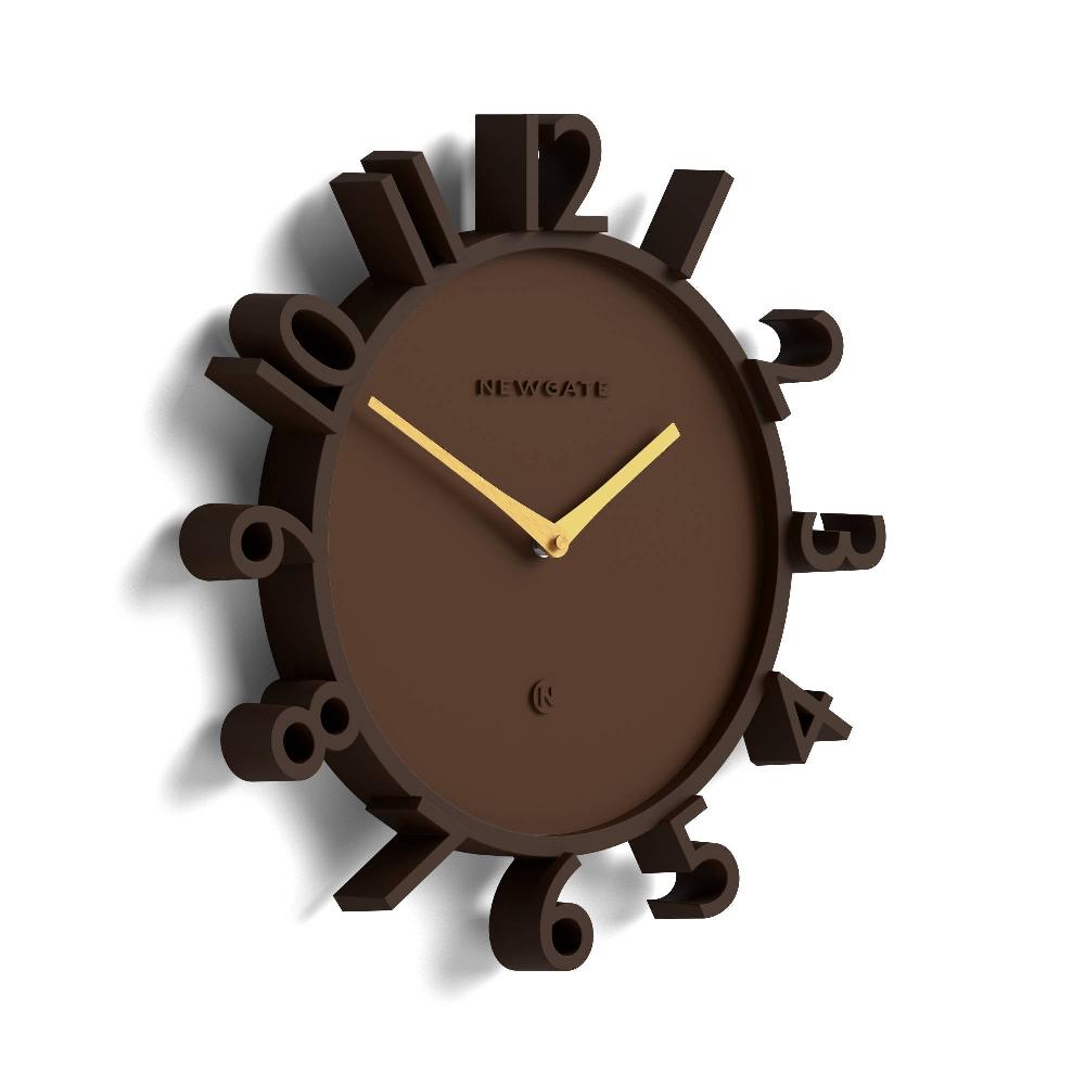 Newgate Watches Newgate Monorail Wall Clock In Brown