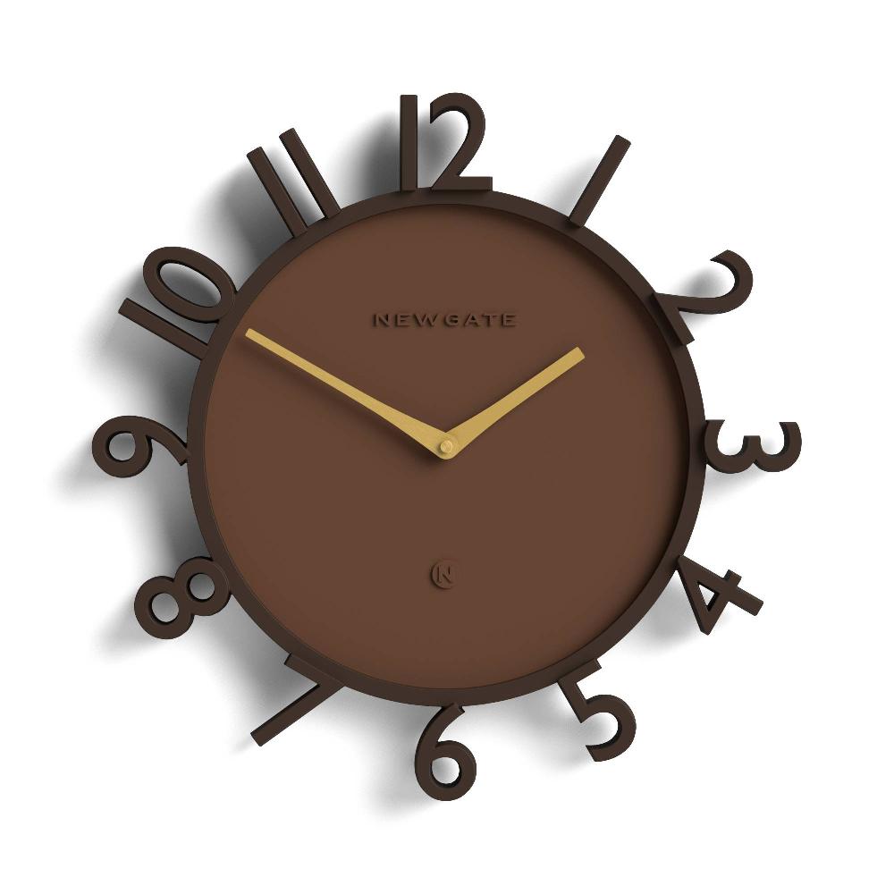 newgate watches Newgate Monorail wall clock in brown