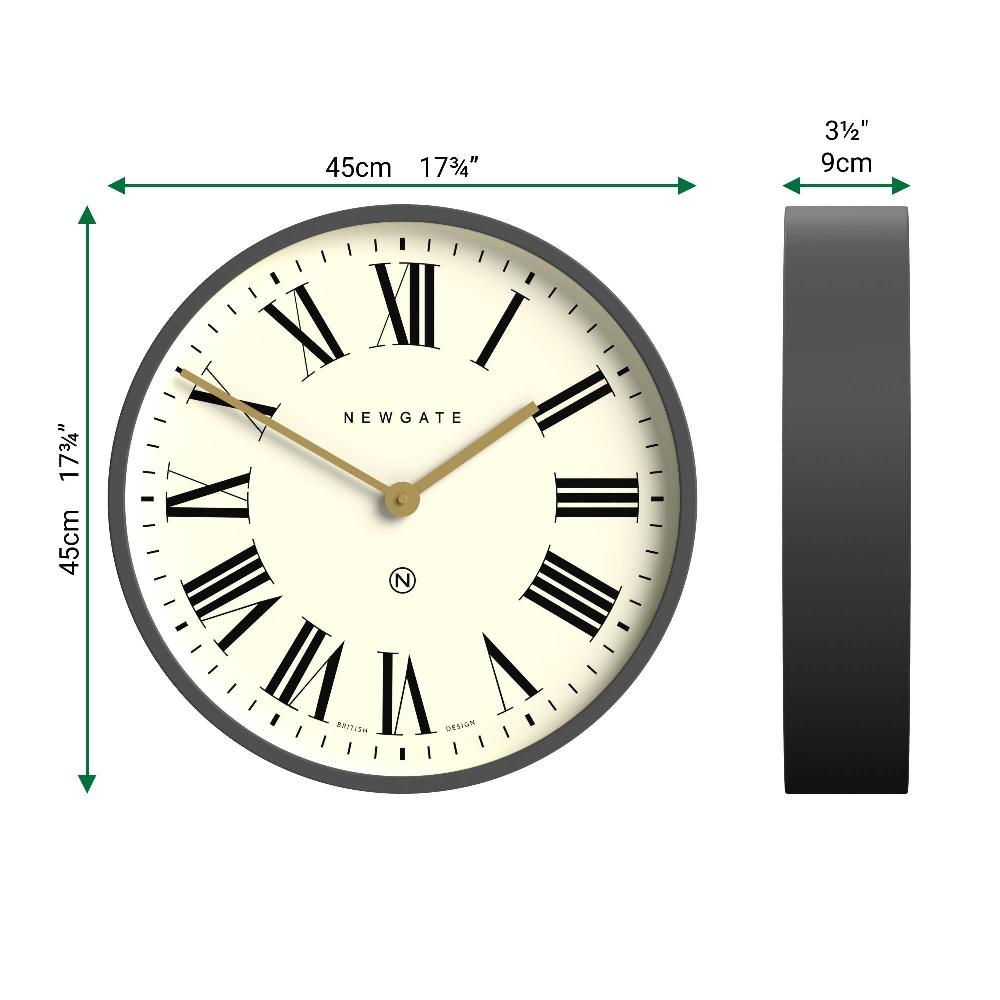 Newgate Watches Newgate Mr Butler Wall Clock In Grey And Cream