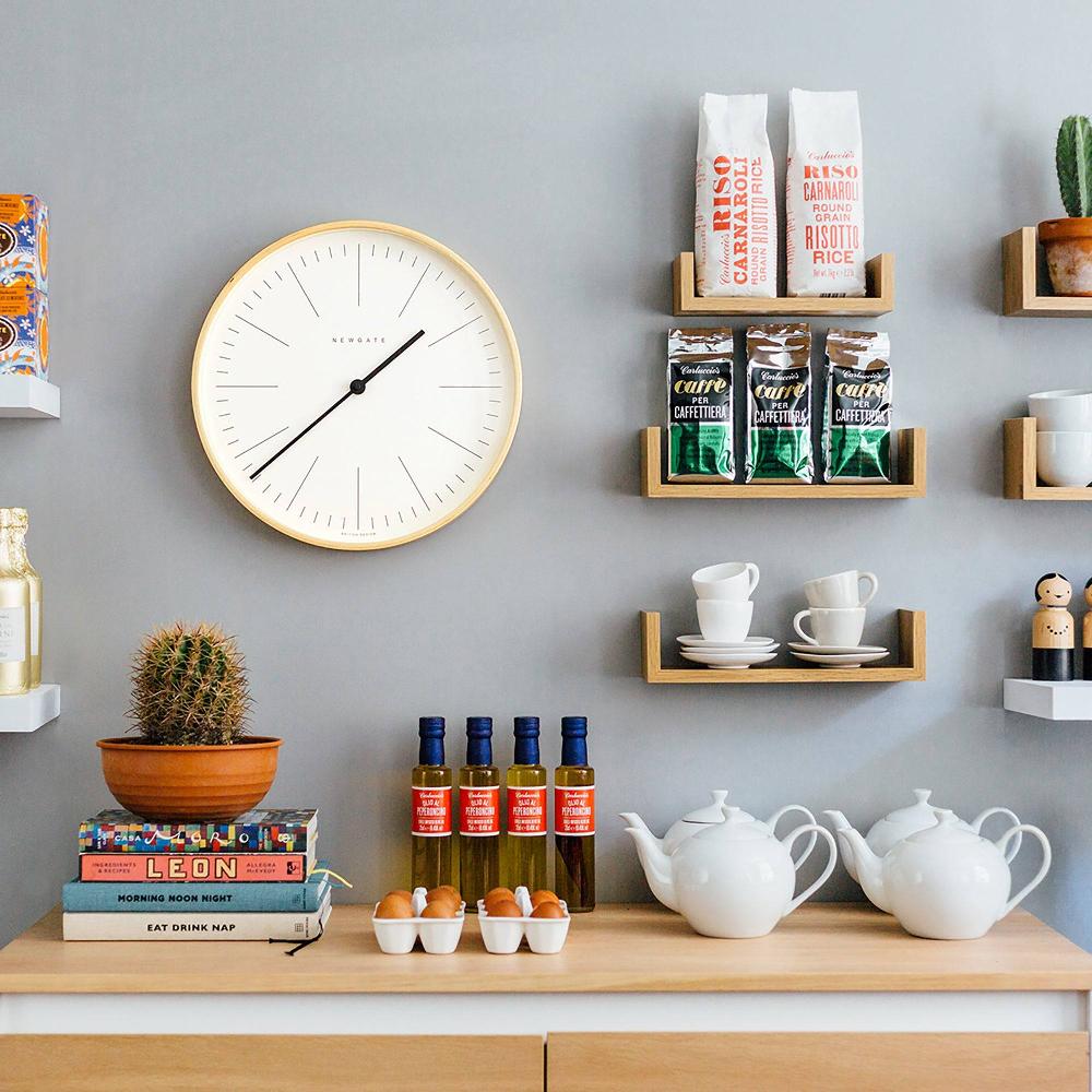 Newgate Watches Newgate Mr Clarke Marker Wall Clock In Light Wood 40cm