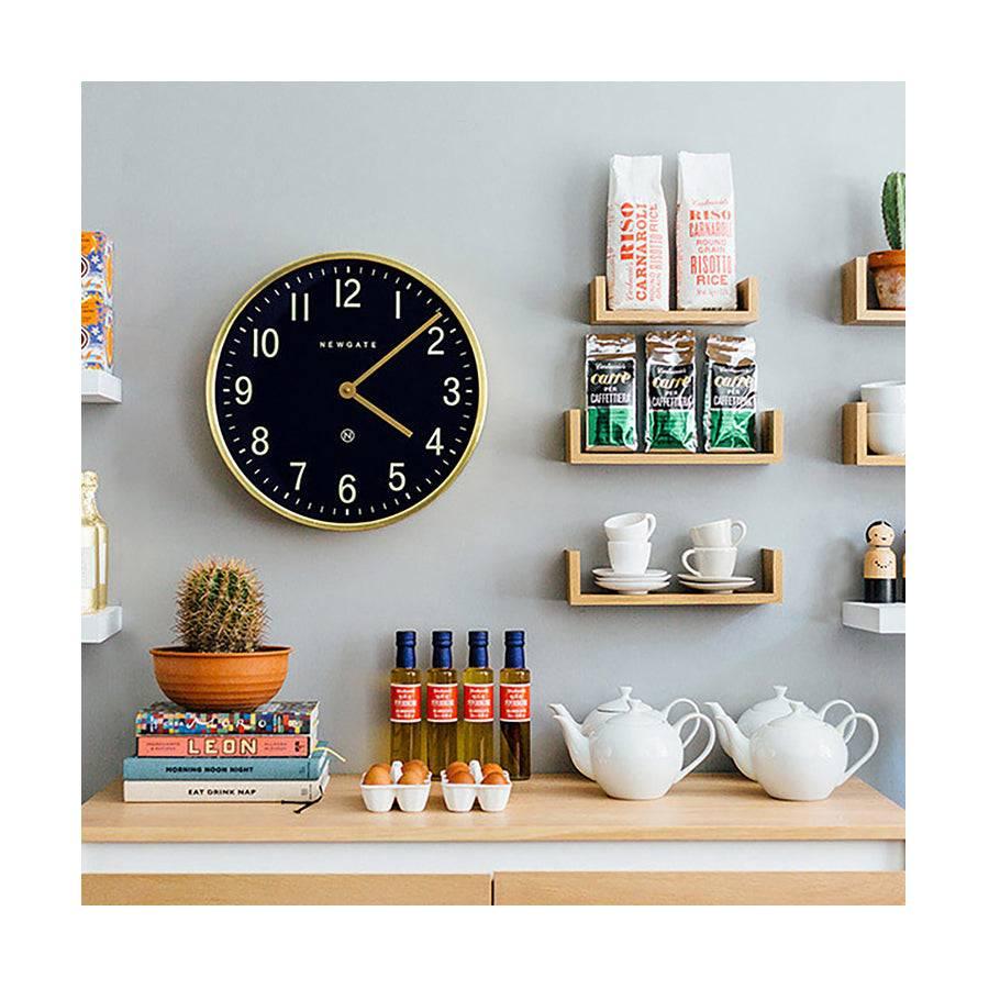 Newgate Watches Newgate Mr Edwards Wall Clock In Brass
