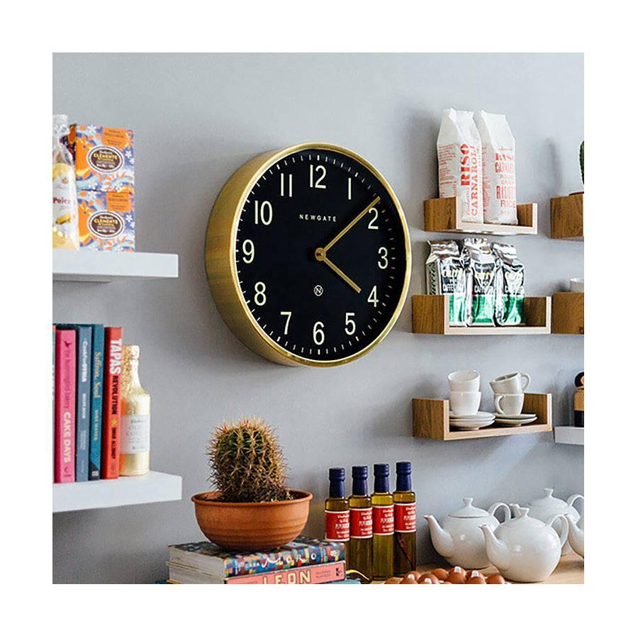Newgate Watches Newgate Mr Edwards Wall Clock In Brass