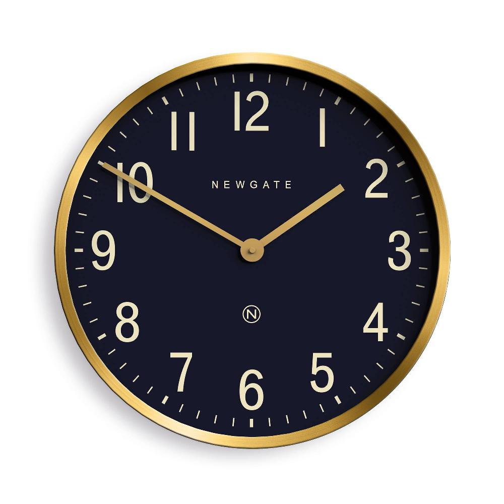 newgate watches Newgate Mr Edwards wall clock in brass