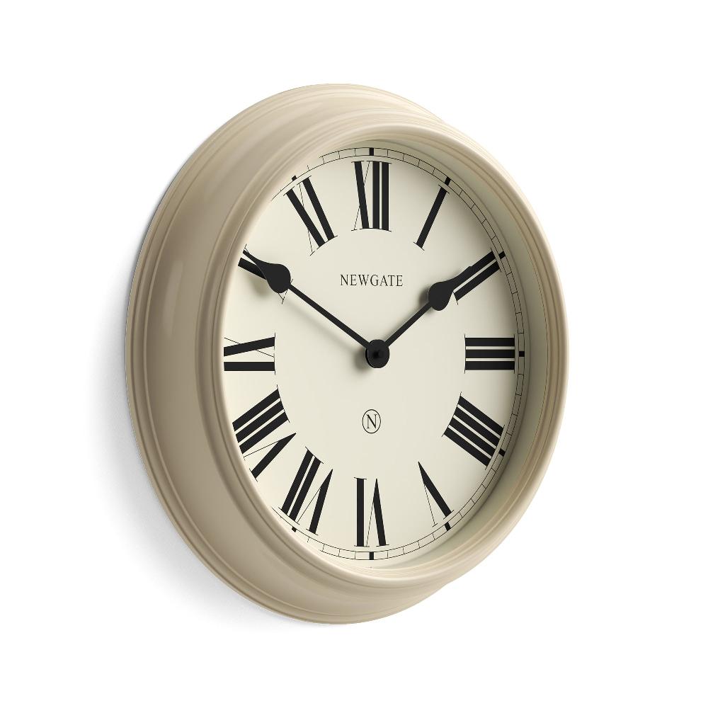 Newgate Watches Newgate Notting Hill Wall Clock In Gloss Cream