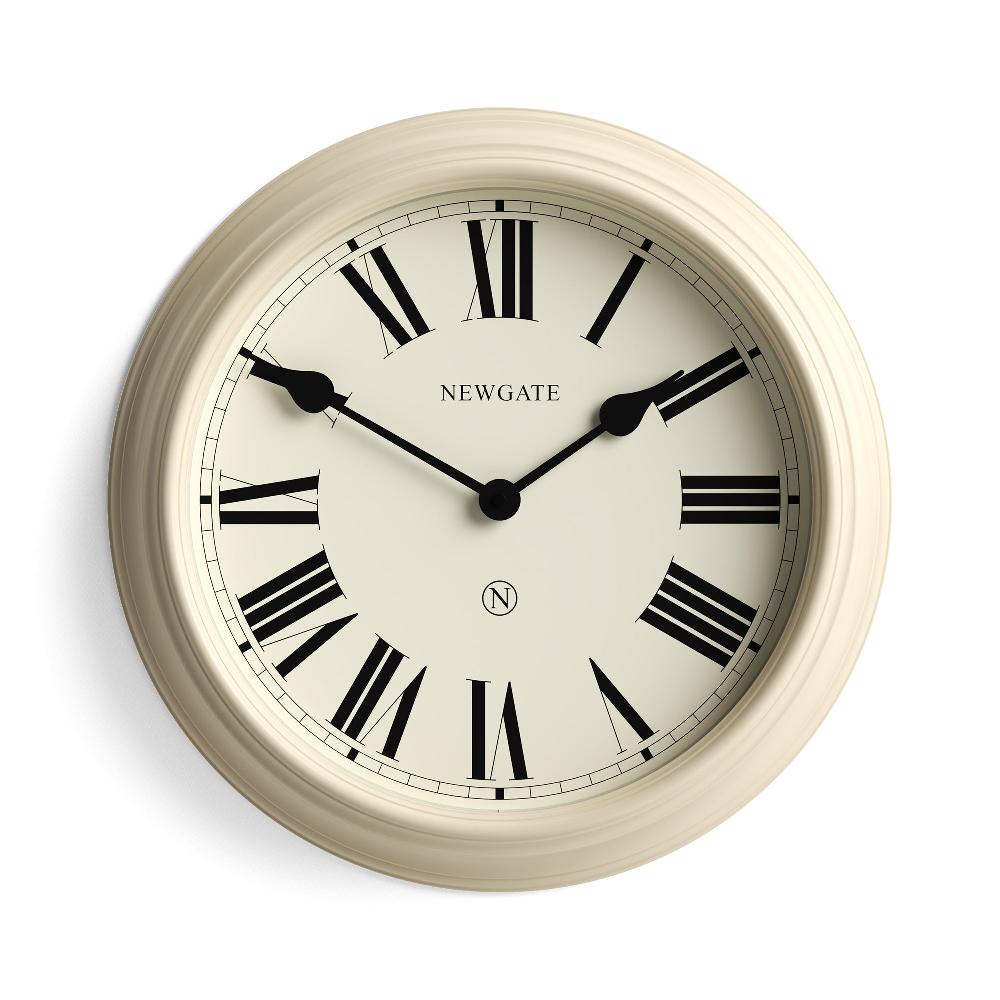 newgate watches Newgate Notting Hill wall clock in gloss cream