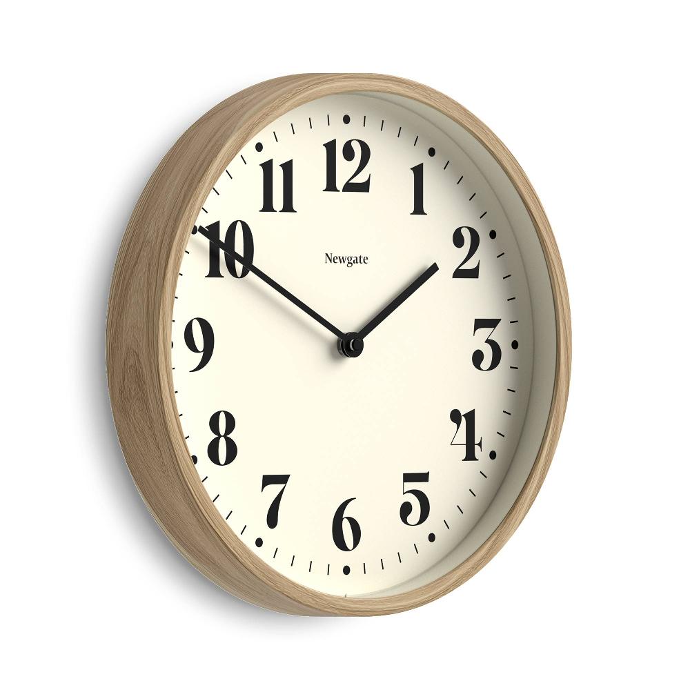 Newgate Watches Newgate Number Four Wall Clock In Medium Faux Wood