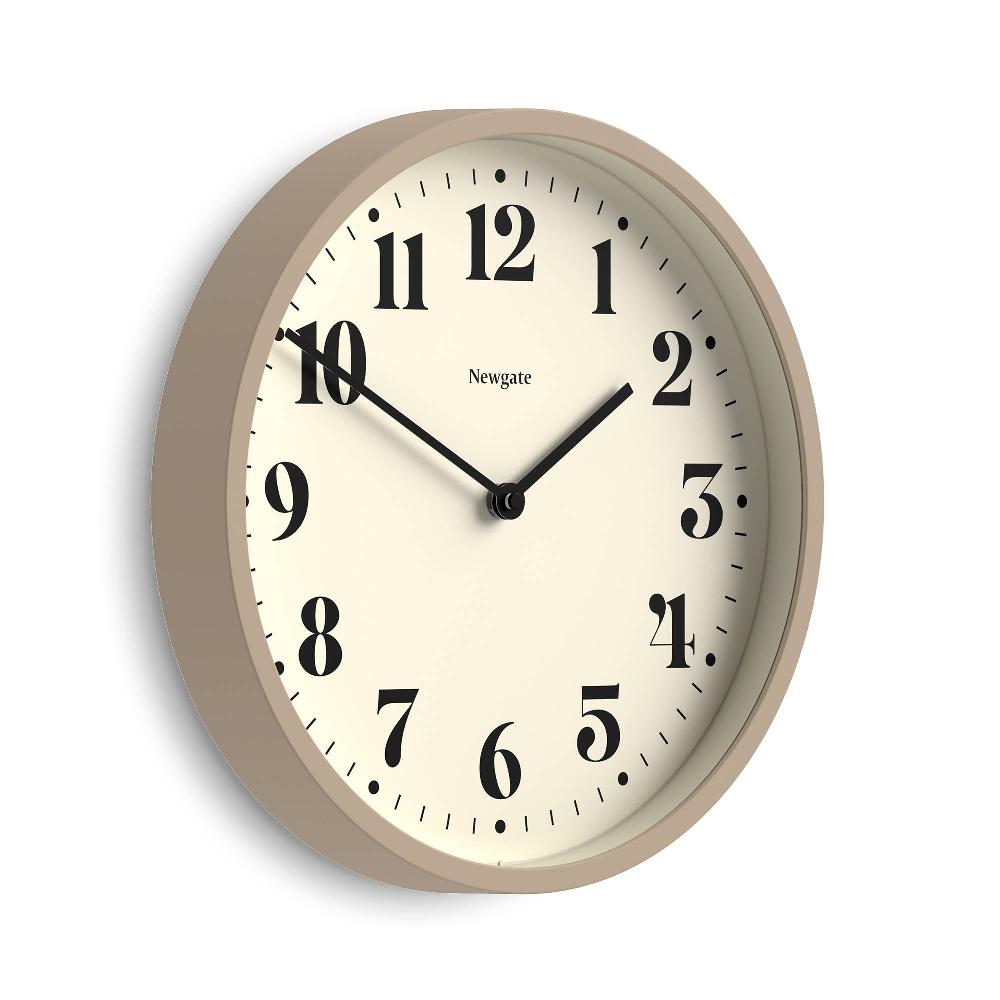 Newgate Watches Newgate Number Four Wall Clock In Stone Grey