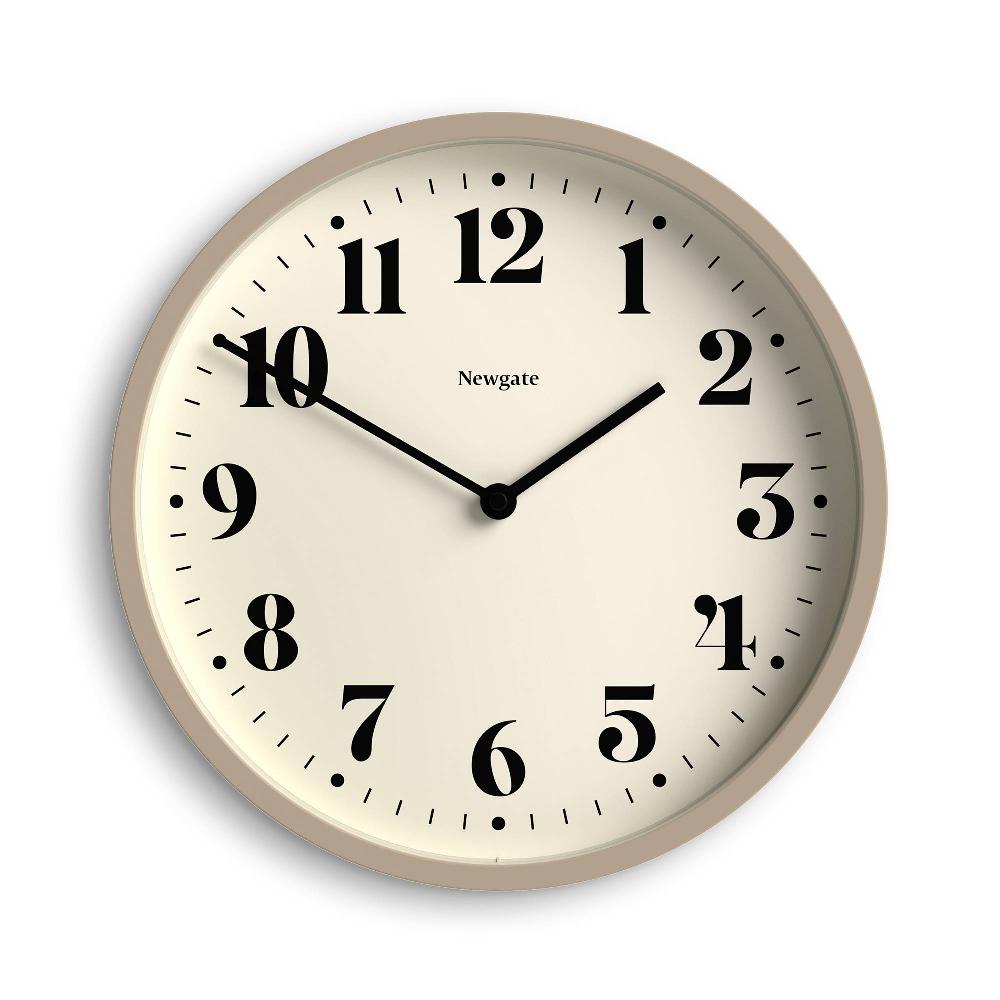 newgate watches Newgate Number Four wall clock in stone grey