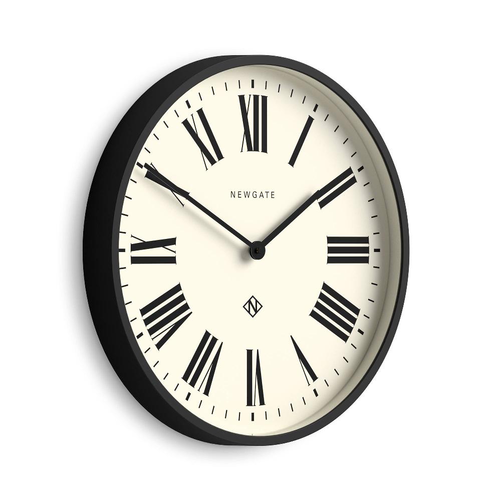 Newgate Watches Newgate Number Two Italian Wall Clock In Black