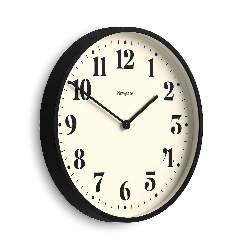 Newgate Watches Newgate Number Two Wall Clock In Black