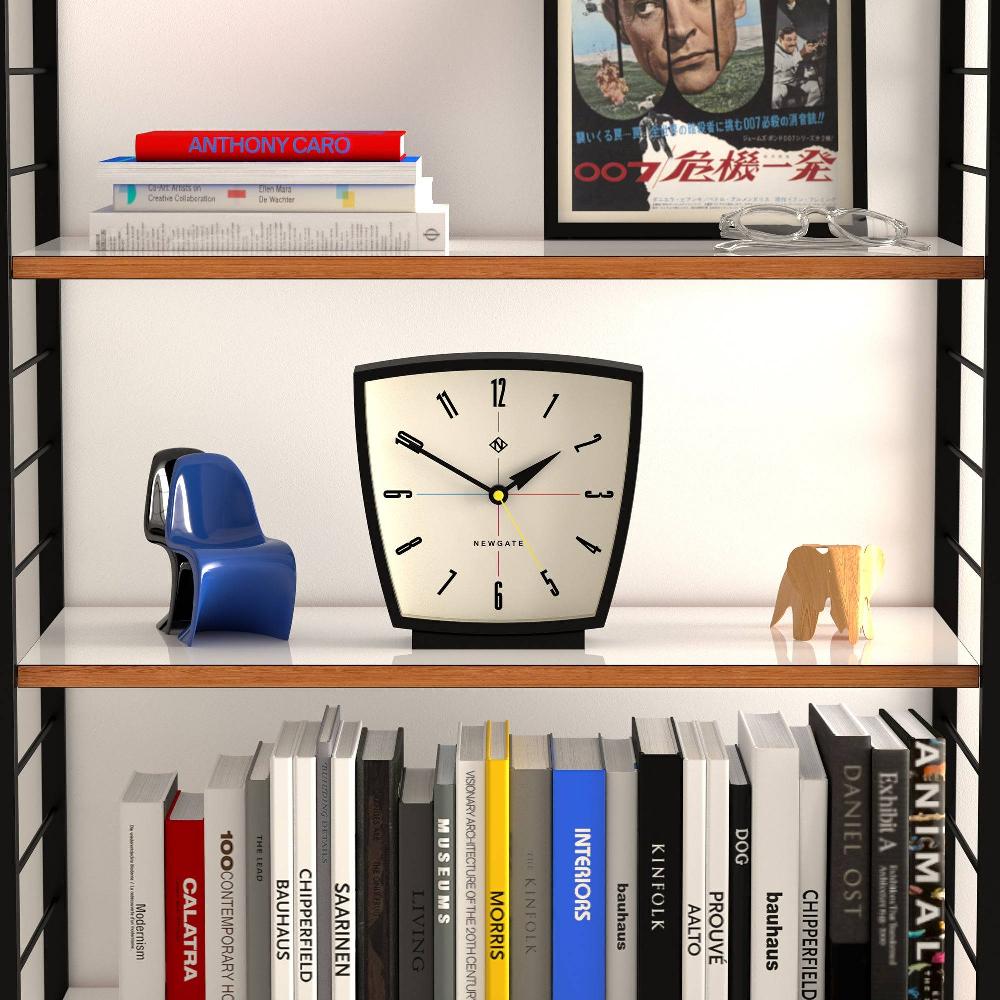 Newgate Watches Newgate Odyssey Mantel Clock In Black