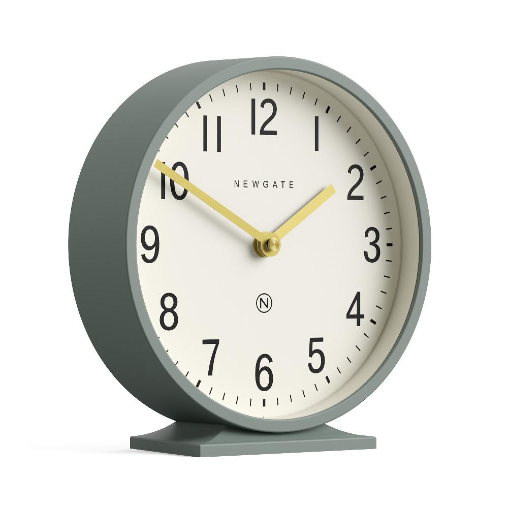 Newgate Watches Newgate Q Mantel Clock In Asparagus Green