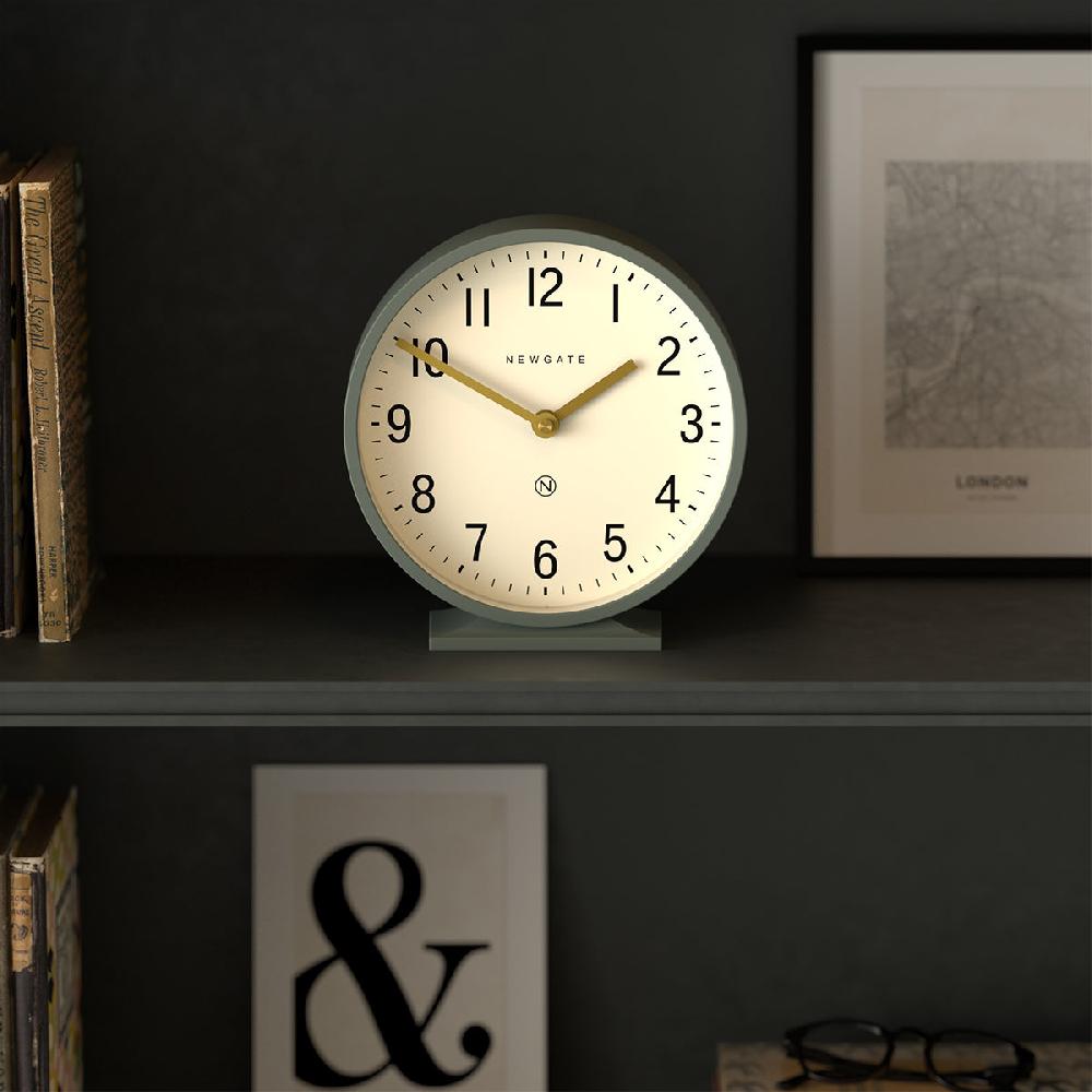 Newgate Watches Newgate Q Mantel Clock In Asparagus Green