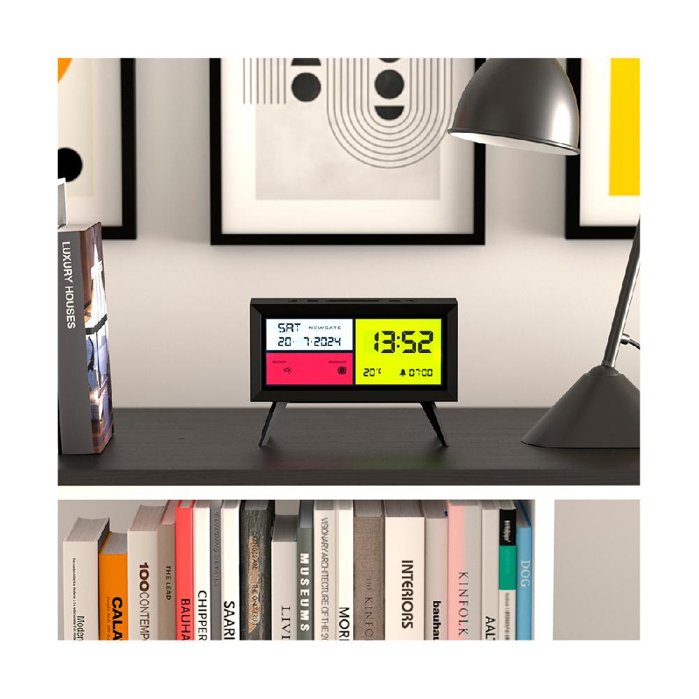 Newgate Watches Newgate Spectronoma LCD Clock In Black