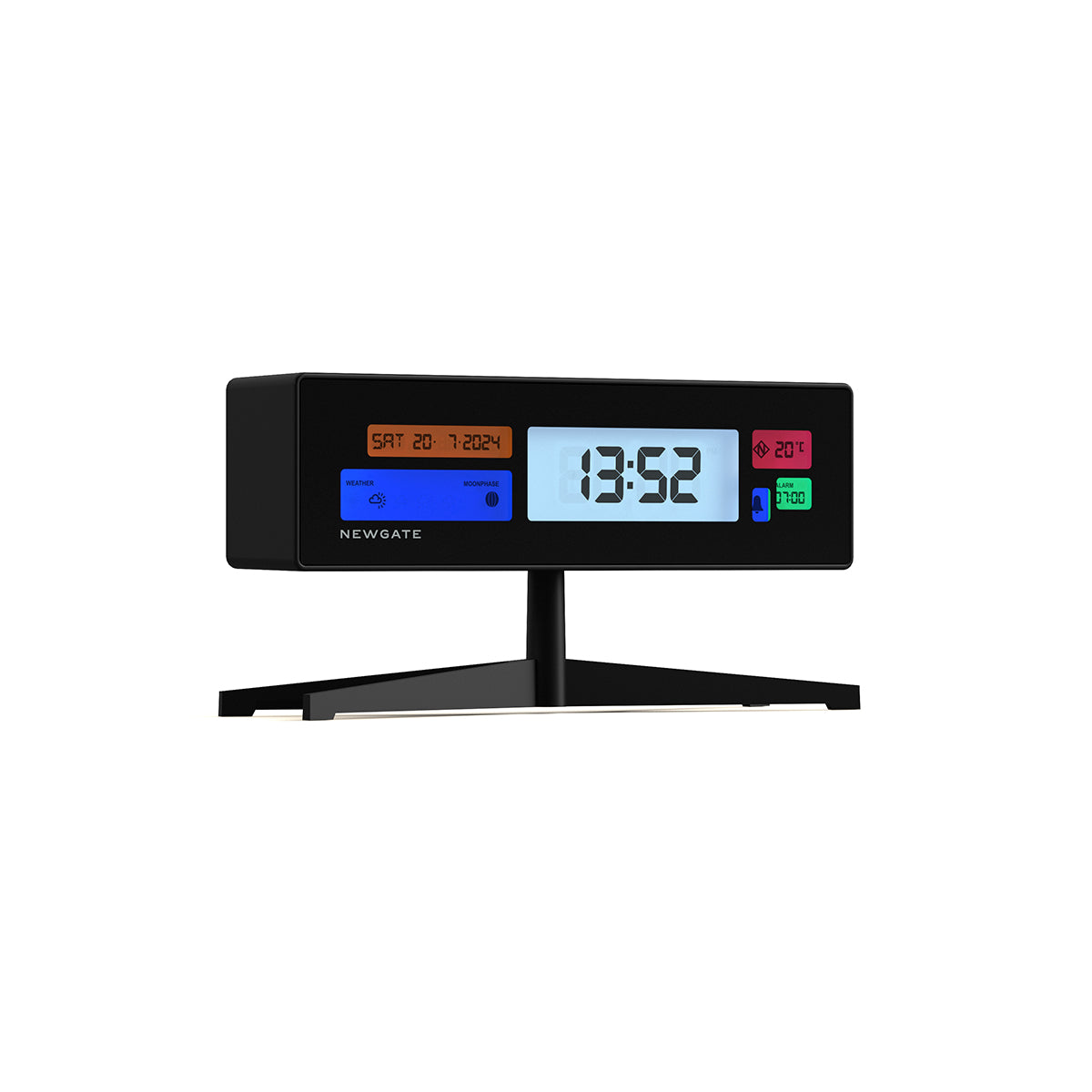 Newgate Watches Newgate Supergenius LCD Clock In Black