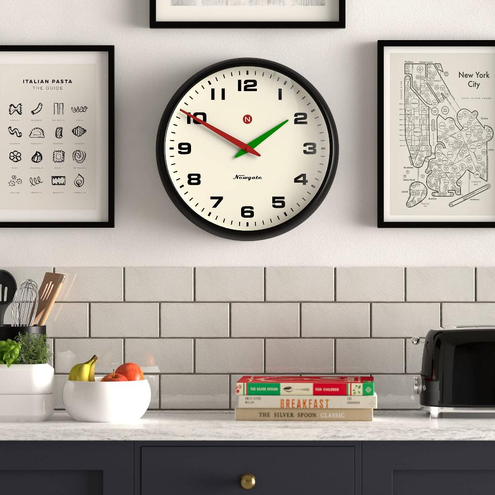 Newgate Watches Newgate Superstore Wall Clock In Black