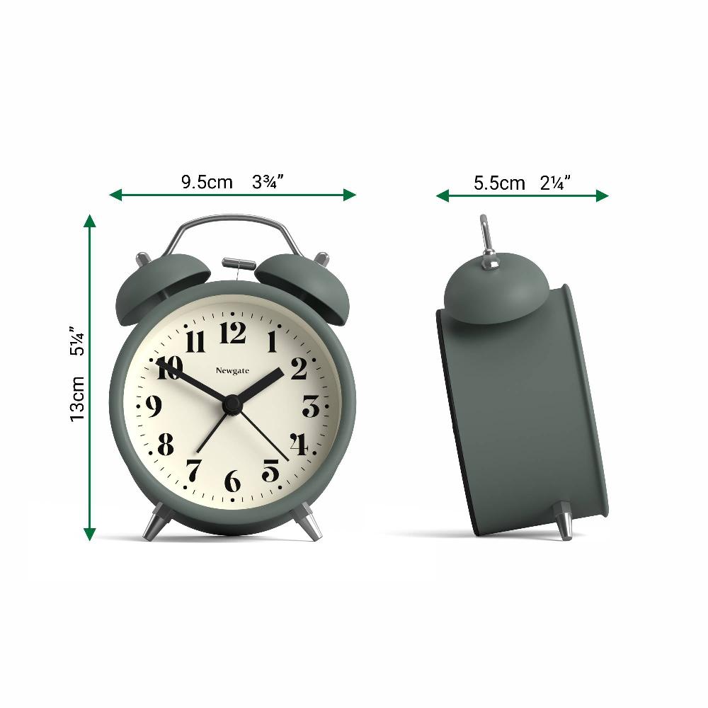 Newgate Watches Newgate Theatre Alarm Clock In Asparagus Green