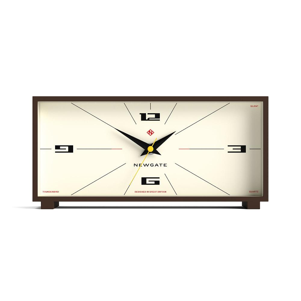 newgate watches Newgate Thunderbird mantel clock in brown