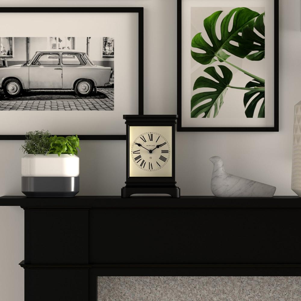 Newgate Watches Newgate Time Lord Mantel Clock In Black